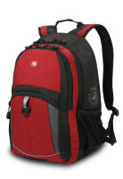 3191201408 Рюкзак WENGER, красный/черный/серый, полиэстер 600D/2 мм рипстоп/фьюжн, 33x15x45 см, 22 л