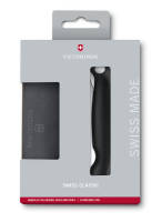 6.7191.F3 Набор VICTORINOX Swiss Classic: складной нож для овощей 11 см с волнистой заточкой лезвия и разделочная доска, нержавеющая сталь / полипропилен / древесное волокно, чёрная рукоять