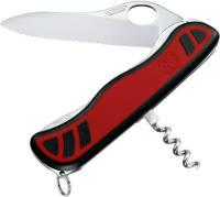 0.8321.MWC  Victorinox Sentinel Black-Red Нож складной красный с черным
