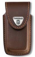 4.0535 Victorinox Pouch Brown Чехол кожаный коричневый для Swiss Army Knives or EcoLine 91 mm, толщина ножа 5-8 уровней