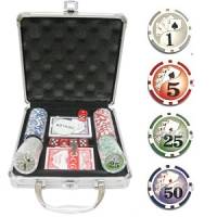ROYAL FLUSH 100 Покерный набор на 100 фишек, Фишки 11.5 грамм