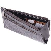 Cayman ПР401к61 Портмоне 1 отд, 8 карм , на молнии, 18*10*2 см, черный кайман