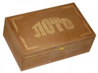 3006т Лото темное деревянная коробка