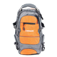 WENGER 13024715 Рюкзак, серый/оранжевый/серебристый, полиэстер 210D PU, 23х18х47 см, 22 л