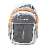 WENGER 13854715 Рюкзак, серый/оранжевый, полиэстер 600D, 32х15х45 см, 22 л