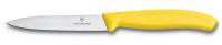 6.7706.L118 Victorinox Нож для чистки овощей, лезвие из нержавеющей стали 10 см, желтая пластиковая рукоять