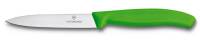 6.7706.L114 Victorinox Нож для чистки овощей, лезвие из нержавеющей стали 10 см, зеленая пластиковая рукоять