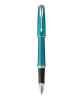 F 309 Vibrant Blue CT Ручка перьевая Parker Urban Core F сталь нержавеющая подар.кор.