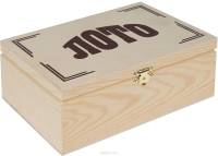 3006 Лото светлое деревянная коробка