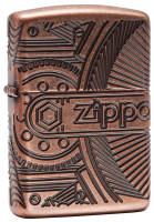 Zippo 29523 - зажигалка Armor с покрытием Antique Copper