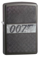 Zippo 29 564 - зажигалка James Bond с покрытием Black Ice