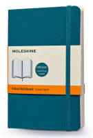QP611B6 Блокнот Moleskine CLASSIC SOFT Pocket 90x140мм 192стр. линейка мягкая обложка бирюзовый