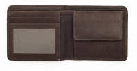 2005119 Портмоне Zippo, цвет коричневый, 2 кармашка для карточек, отделение для банкнот, отделение для монет, нат кожа 11*1,5*10 см