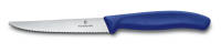 6.7232.20 Victorinox Нож для стейка и пиццы 11 см серрейторная заточка, синий