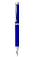 PC0707BP Шариковая ручка Pierre Cardin. Корпус - латунь, глянцевый лак. Отделка и детали дизайна - сталь + хром. Кристалл белого цвета на торце. Цвет - синий.