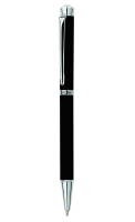 PC0710BP Шариковая ручка Pierre Cardin. Корпус - латунь, лак. Отделка и детали дизайна - сталь + хром. Кристалл белого цвета на торце. Цвет - черный.