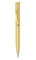 PC0836BP Шариковая ручка Pierre Cardin GAMME. Корпус - аллюминевый с сатиновым покрытием, детали дезайна - сталь с позолотой. Цвет - золотистый. Упаковка Е.