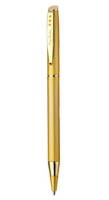 PC0858BP Шариковая ручка  Pierre Cardin GAMME, корпус - латунь с гравировкой. Отделка и детали дизайна - сталь и позолота..Упаковка Е-1