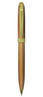 PC4110BP Шариковая ручка Pierre Cardin ECO,корпус латунь и лак.Детали дизайна-сталь и позолота.цвет - золотистый матовый.