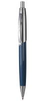 PC5906BP Шариковая ручка Pierre Cardin EASY,корпус латунь и лак.Детали дизайна-сталь и хром, цвет серо-голубой