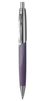 PC5907BP Шариковая ручка Pierre Cardin EASY,корпус латунь и лак.Детали дизайна-сталь и хром, цвет сиреневый.