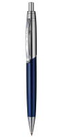 PC5901BP Шариковая ручка Pierre Cardin EASY. Корпус - латунь и лак. Детали дизайна-сталь и хром, цвет - синий.