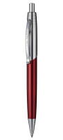 PC5902BP Шариковая ручка Pierre Cardin EASY,корпус латунь и лак.Детали дизайна-сталь и хром, цвет-красный.