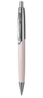 PC5908BP Шариковая ручка Pierre Cardin EASY,корпус латунь и лак.Детали дизайна-сталь и хром, цвет белый