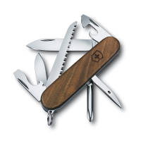 1.4611.63 Victorinox Hiker Нож перочинный 91 мм, 11 функций, рукоять из древесины орехового дерева