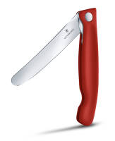 6.7801.FB Нож для овощей VICTORINOX SwissClassic, складной, лезвие из нержавеющей стали 11 см, красная рукоять из полипропилена, в картонном блистере