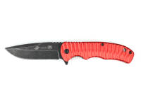 FK-A175BK* Нож складной Stinger, 92 мм (чёрный), рукоять: пластик (красный), картонная коробка