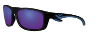 OS38-02 Солнцезащитные очки ZIPPO спортивные, унисекс, чёрные, оправа из поликарбоната