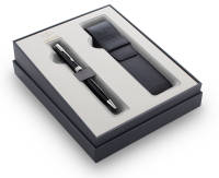 SK 530 Black CT Набор с черным чехлом Parker Sonnet Gift 20 (2121993) ручка шариковая M черные подар.кор.