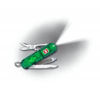 0.6228.T4 Victorinox Classic SwissLite Green translucent Нож складной