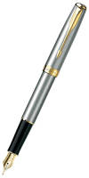 F 527 перьевая ручка Sonnet St.Steel GT ручка Parker