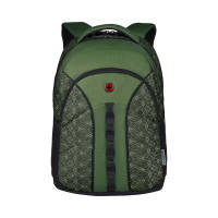 610212 Рюкзак WENGER 16'', зеленый со светоотражающим принтом, полиэстер 1680D, 35x27x47 см, 27 л