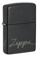 48979 Зажигалка ZIPPO Classic с покрытием Black Matte, латунь/сталь, черная, матовая, 38x13x57 мм