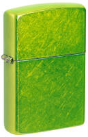 24513 Зажигалка ZIPPO Classic с покрытием Lurid™, латунь/сталь, зеленая, глянцевая, 38x13x57 мм