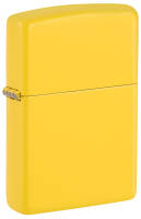 46019 Зажигалка ZIPPO Classic с покрытием Sunflower, латунь/сталь, желтая, глянцевая, 38x13x57 мм