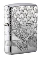 Zippo 49027 - зажигалка  Armor™ с покрытием High Polish Chrome