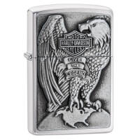 200HD.H231 - зажигалка Zippo Harley-Davidson®  Brushed Chrome