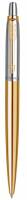 K 63 Steel/Gold GT Ручка шариковая Parker Jotter Gold/Stainless Steel GT( 2953182), цвет чернил синий, 1,0мм толщина линии письма, кнопочный механизм, подарочная коробка