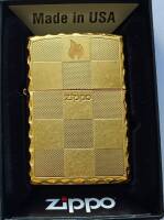 Zippo 207G Zippo Logo Block - зажигалка