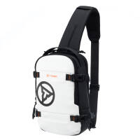 TS1042WH Рюкзак на одно плечо TORBER Xtreme, белый/чёрный, 20 х 8 х 31 см, 5л