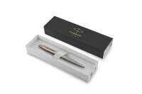 K 165 Stainless Steel GT Ручка шариковая Parker Jotter (1953182W) синий стержень (толщина линии письма 1 мм, М) подарочная коробка