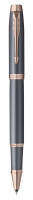 T 328 Rose Gold PVD Ручка роллер Parker IM Slate Rose Gold PVD Trim (2235423) F чернила черные, 0,5мм(F) - толщина линии письма, подарочная коробка
